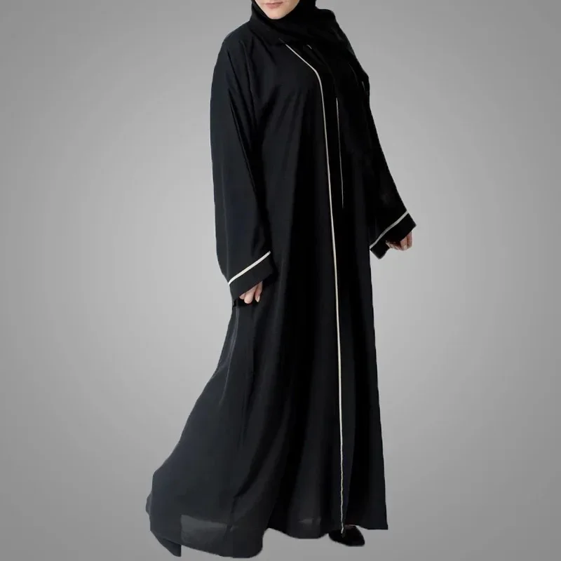 Women Muslim Coat Long Dress Abaya Dubai Cardigan Robe Muslim Abayas Women Dubai Kimono Open Abaya