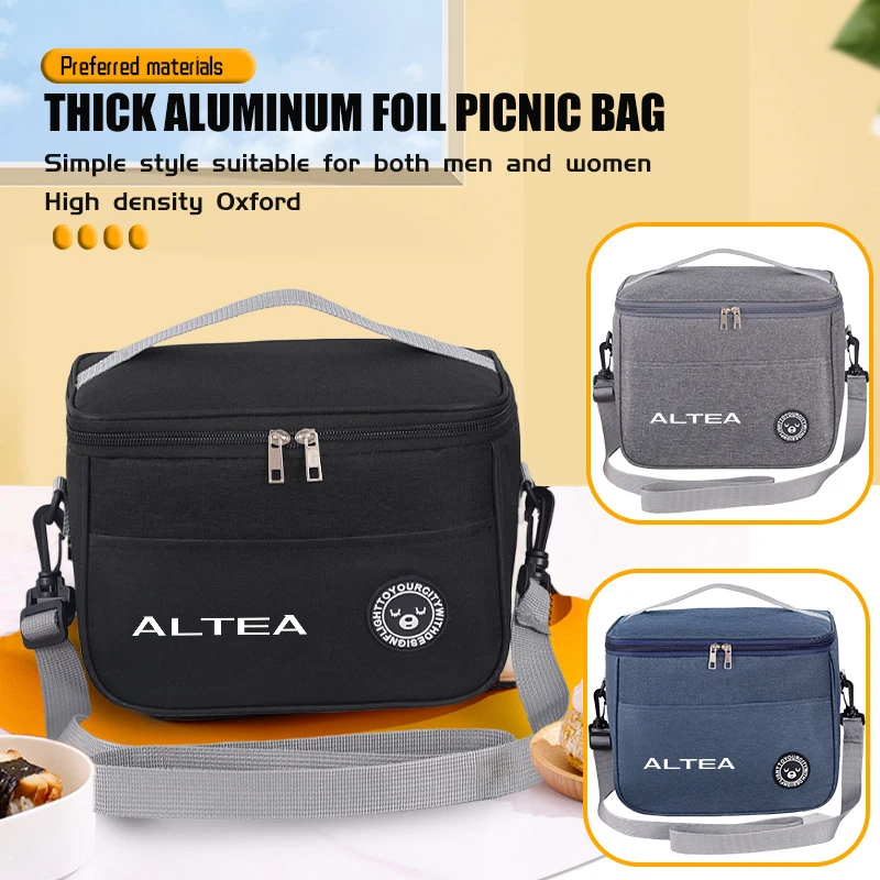 Oxford Cloth Insulated Picnic Bag Portable Thermal Lunch Bag For Seat CUPRA Altea Leon 5f Ibiza 6j ATECA Arona Exeo FR Tarraco