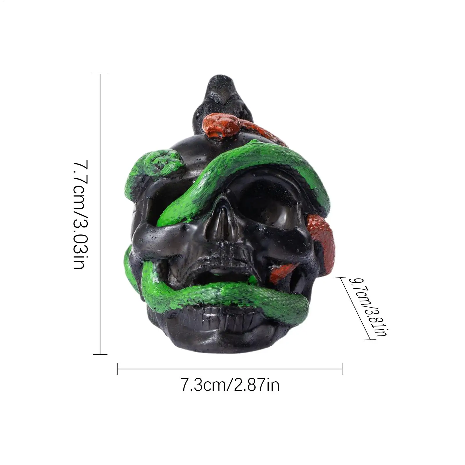 デスホイッスル スカル スネーク スクリームホイッスル ハロウィン用 恐ろしいいたずら小道具 ハロウィン用 お化け屋敷 コスチュームパーティー用