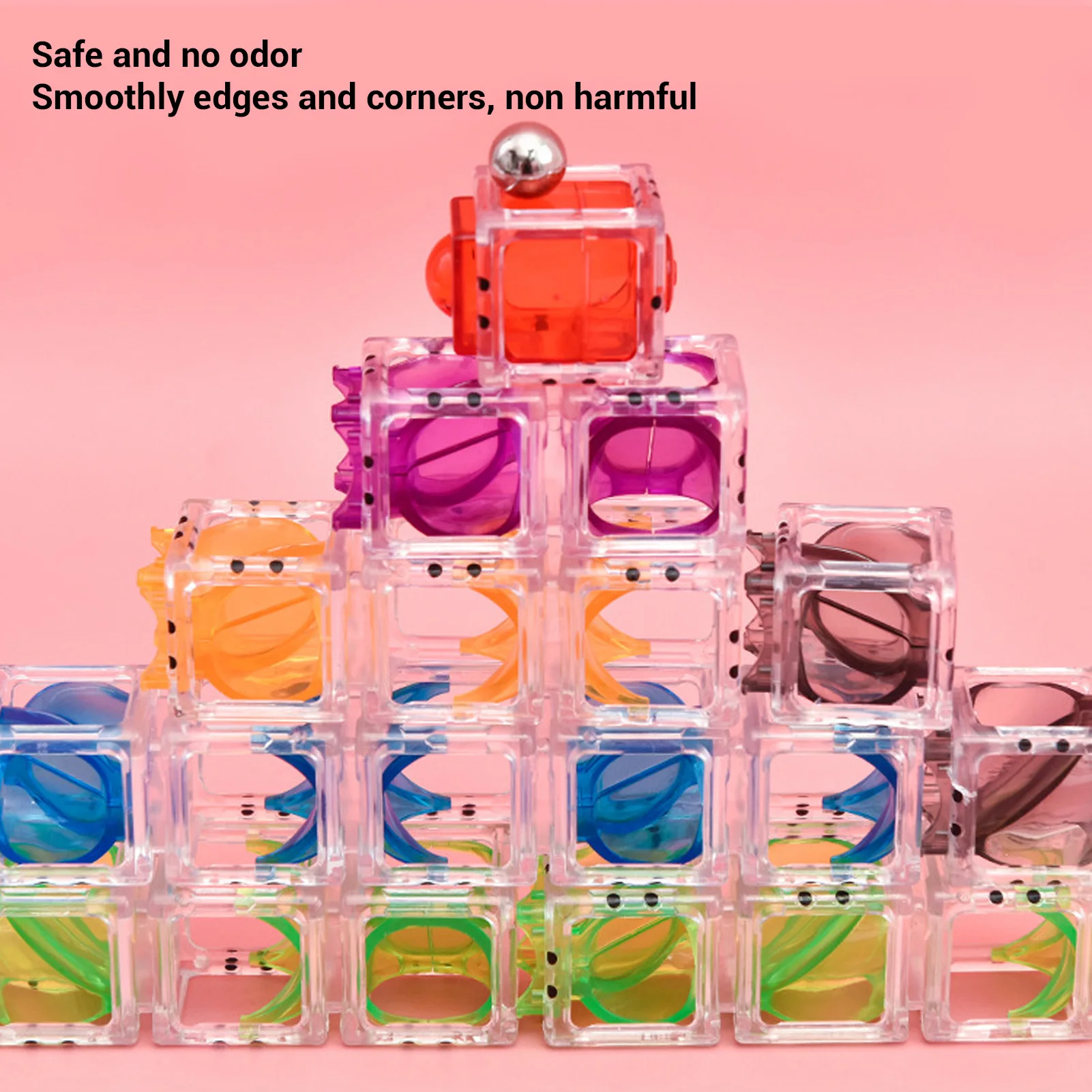 เกมฝึกสมอง Gravity Marble Run 60 ขั้นตอน ฝึกทักษะ STEM เกมเขาวงกตลูกแก้ว ฝึกการวางแผน เกมสร้างสรรค์สำหรับเด็กชายและเด็กหญิง