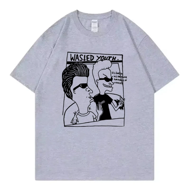 Beavis Butthead Vintage T-shirt Unisex New Fashion Cotton Men T shirt New Tee Tshirt Womens Tops