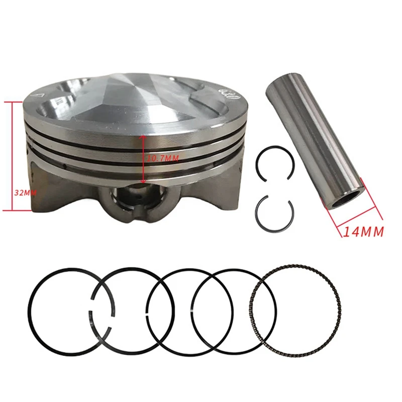 Engine Cylinder Kit Piston Ring Gasket Set 63MM Big Bore Racing For Yamaha NMAX155 Aerox TRICITY R15 NVX 155Cc To 183Cc image 6