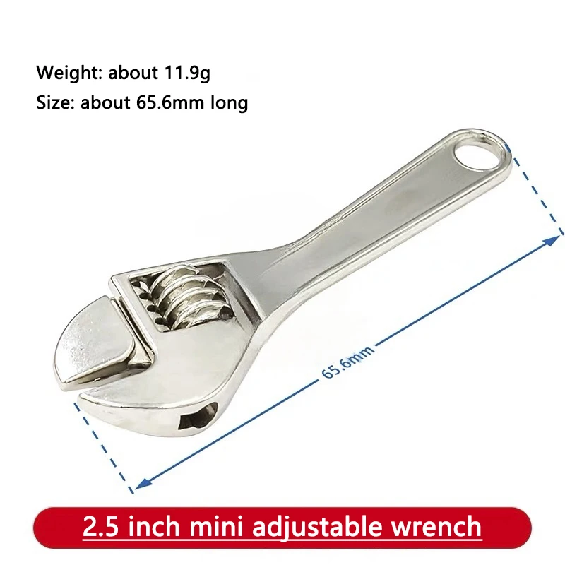 2.5 Inch Mini Spanner Small Jewelry Spanner Spanner Small Spanner Key Chain Hanging