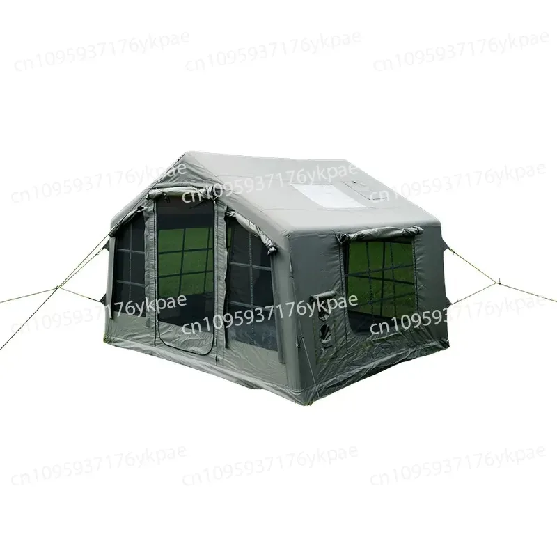 Outdoor Automatic Inflatable Tent 5-8 People Camping Thickened Windproof and Rainproof Portable Camping Quick-opening Tent