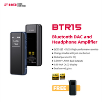 FiiO BTR15 Bluetooth 5.1 Headphone Amplifier DSD256 Receiver LDAC/aptX Adaptive with 3.5mm/4.4mm