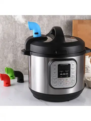 1pc Pressure Cooker Silicone Exhaust Pipe Pressure Cooker Silicone Steam Release Valve Pressure Cooker Exhaust Valve Diverte