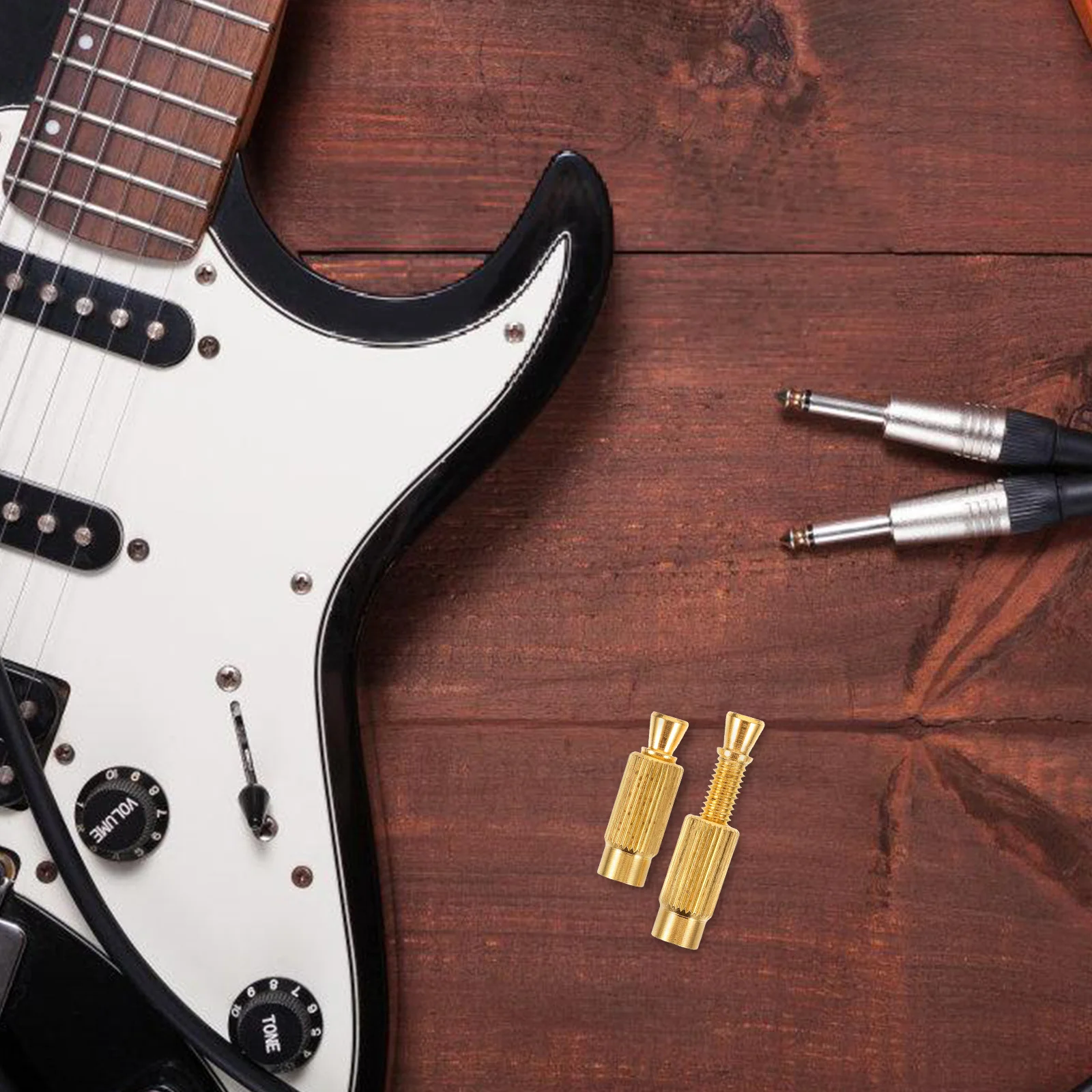 

2 Pcs Electric Guitar Double Rocking Bridge Insert Accessories Shake Inserts Studs