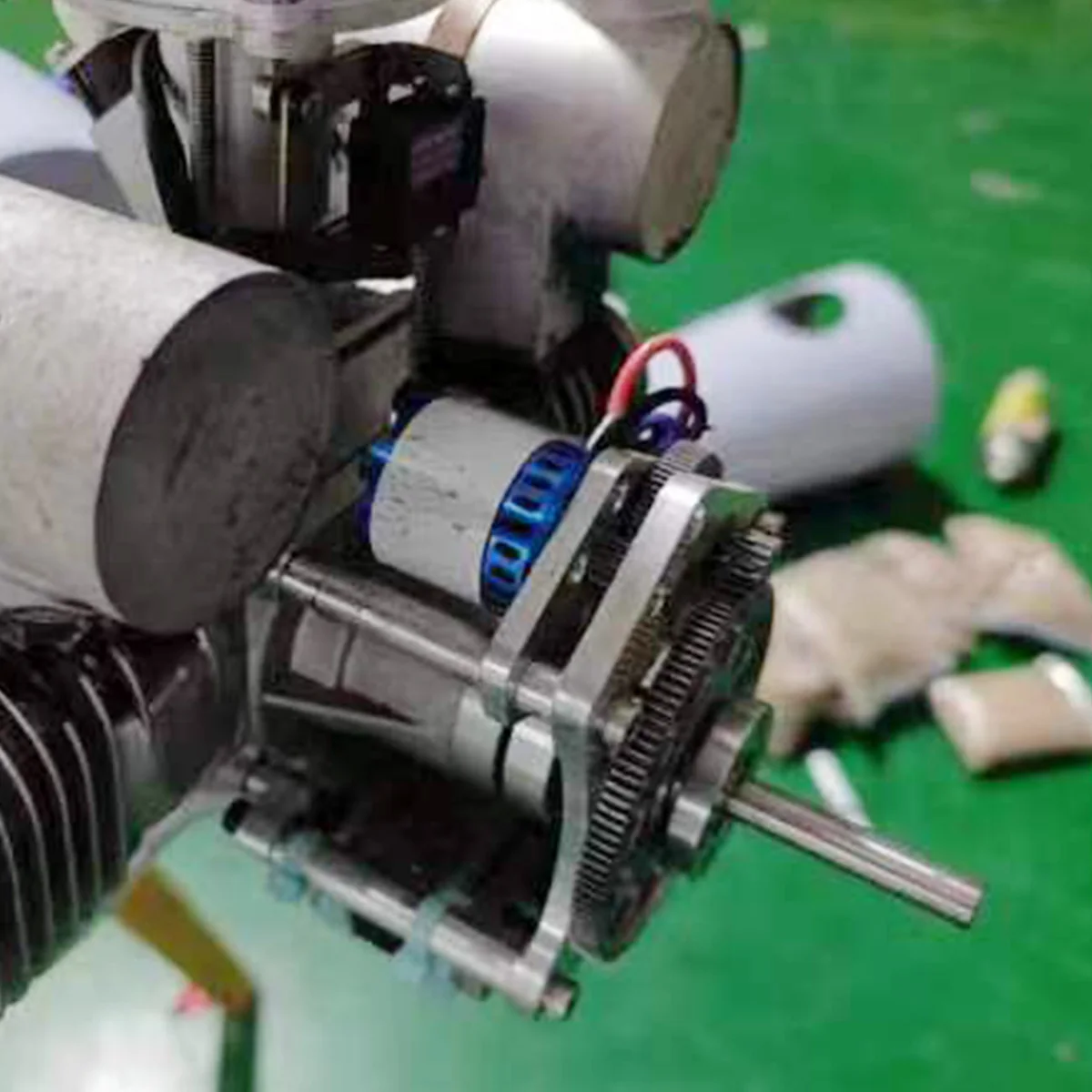 1set Electric Starter with Motor for DLE130CC Gasoline Engine RC Model Plane