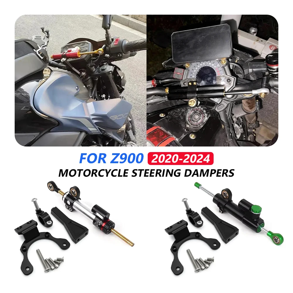 Motorcycle Directional Buffer Bracket For KAWASAKI Z 900 2020 2021 2022 2023 2024 Z900 Handlebar Steady Mounting Support Kit