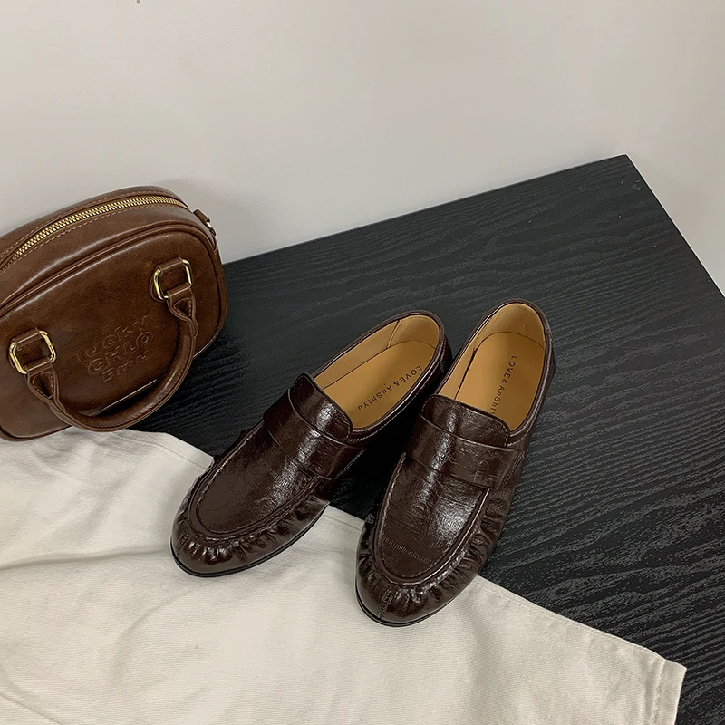 Chaussures à talons bas pour f - Women Shoes Loafers avis et prix