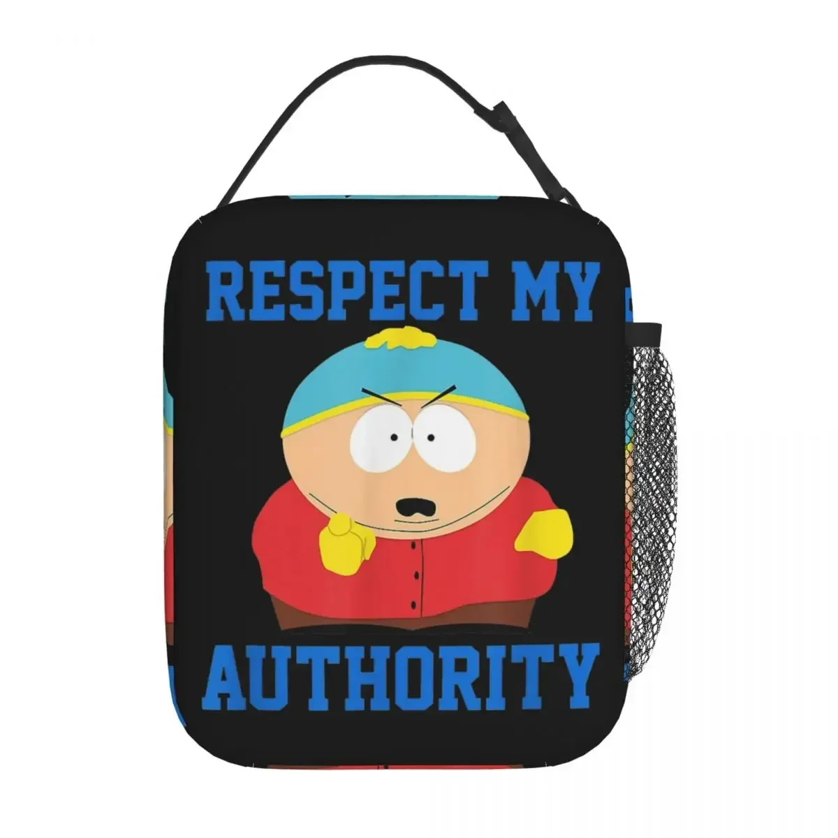 

Southparks Respect My Authority Eric Insulated Lunch Bag Portable Reusable Thermal Bag Tote Lunch Box College Outdoor Men Women