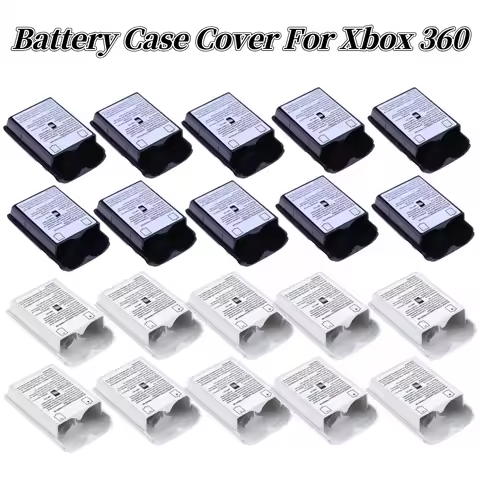 Game Battery Case for Xbox 360 Battery Case Wireless Controller Rechargeable Battery Cover with Sticker Gamepad Accessories