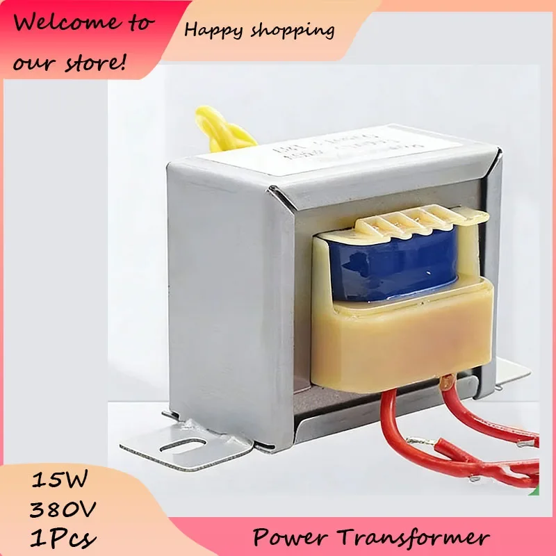 1Pcs 15W Model EI57*25 Thickness 27 Output Voltage 3V 6V 9V 10.5V 12V 15V 18V 24V 36V 220V Input Voltage 380V Pure Copper Materi