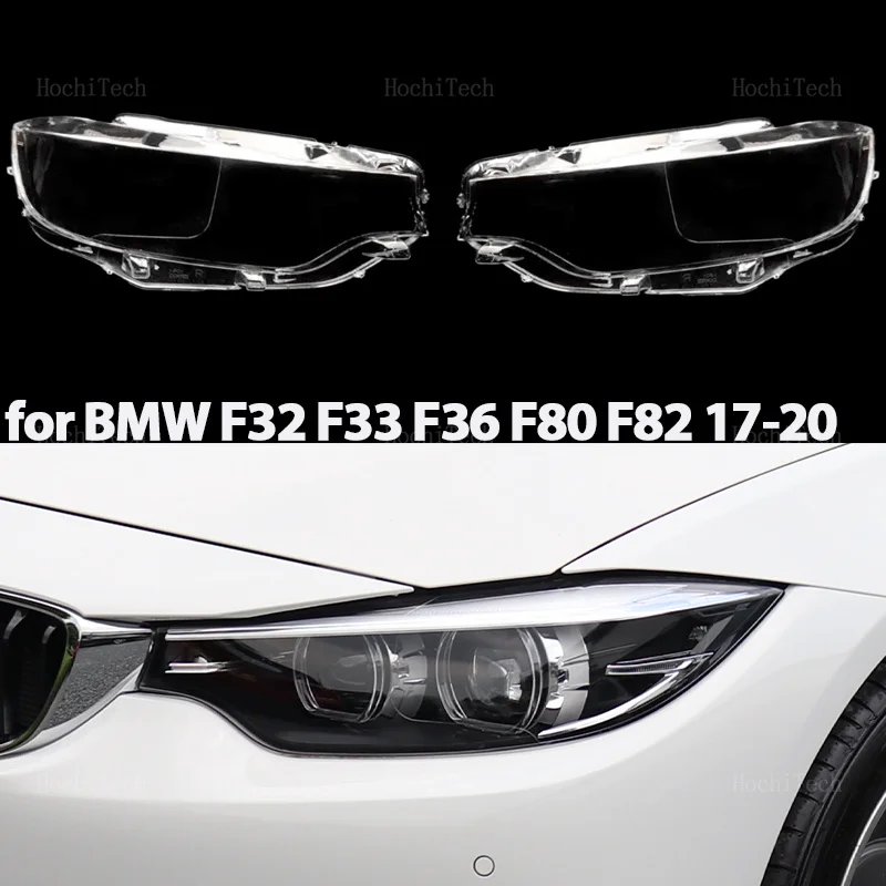 

Car Headlight Cover Lampshade Waterproof Shell Lamp Clear Lens Cover for BMW 4 Series M4 F32 F33 F36 F80 F82 facelift 2017-2020