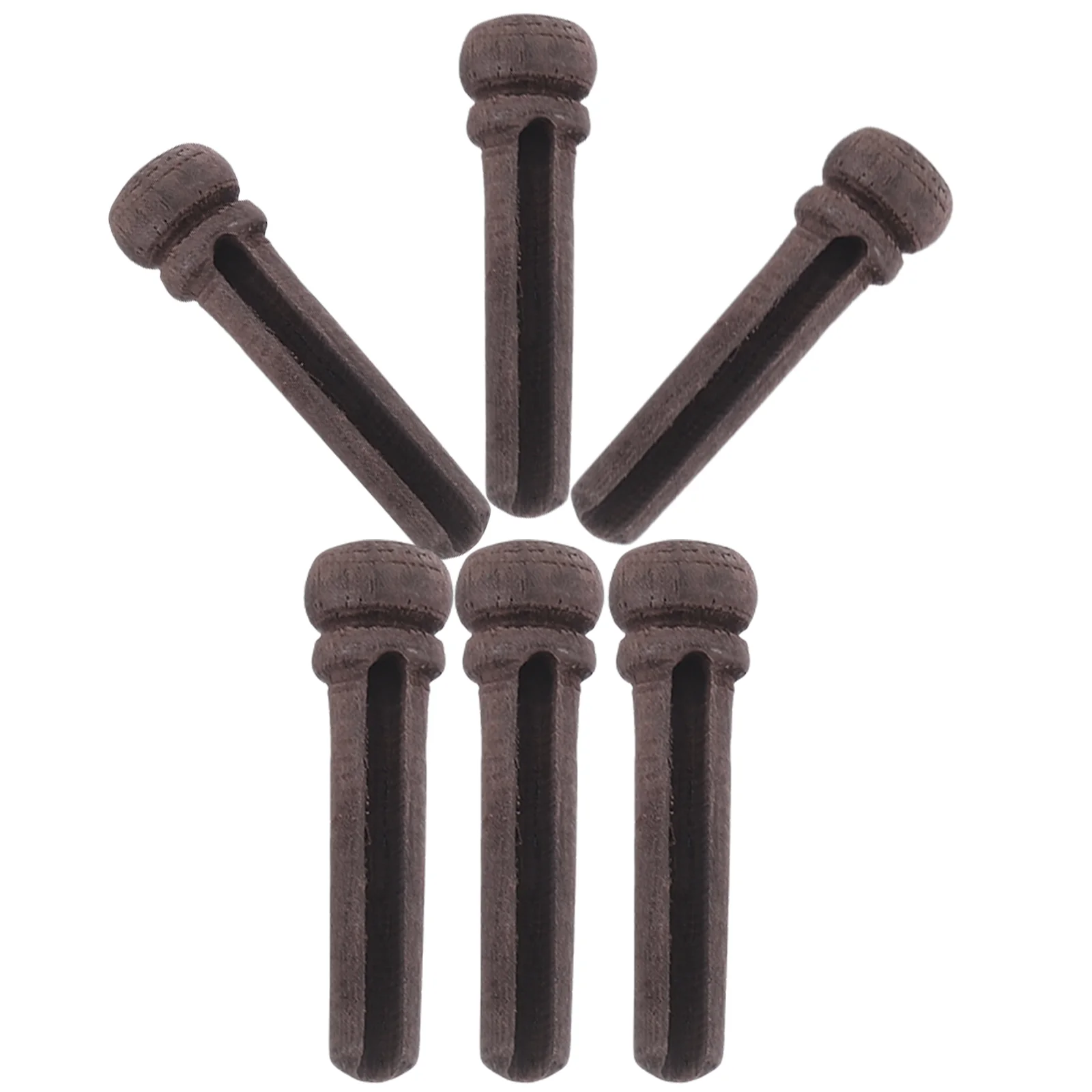 

6pcs Rosewood Guitar Bridge End Pin Set Rosewood guitar bridge pin Guitar end pin Guitar pin set Rosewood guitar pin