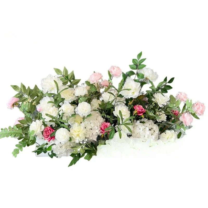 Mori wedding fake flower, ground flower, wedding hall layout, simulation