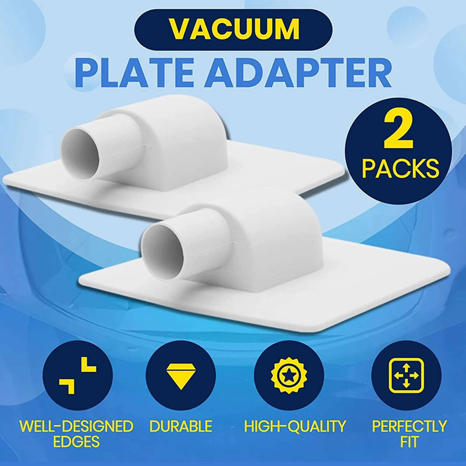 2 stücke Ersatz P58P1955W05 Vakuum Platte Adapter für Polygroup Pool Skimmer Filter Pumpe System Reparatur Teile