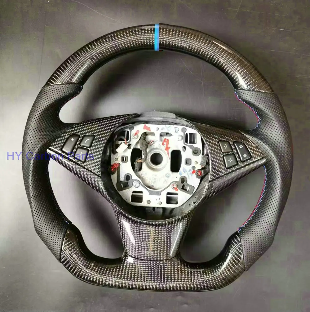 Carbon Fiber Car Steering Wheel For 2003-2009 BMW 5 Series 6 Series E60 E60 M5 E61 E62 E63 E64