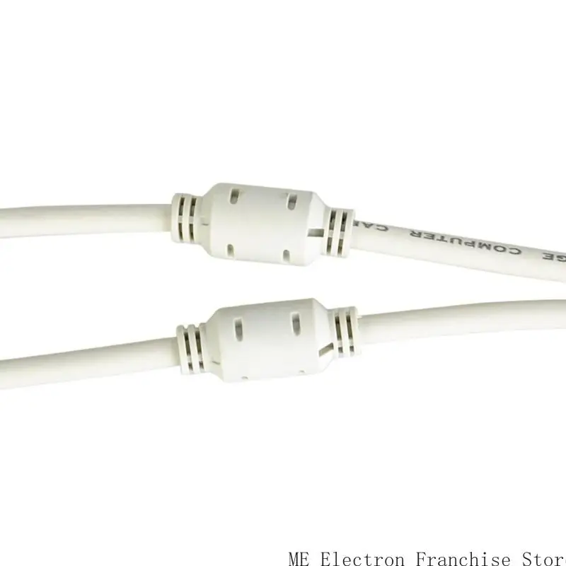 High Resolution 1080P VGA 1 Male to 2 Female Video Cable Adapter Cord for Double Monitors Output and Easily Wiring