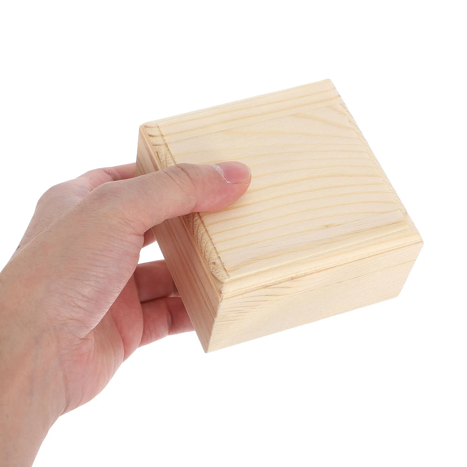 

Magnetic Jewelry Wooden Wood Box Treasure Chest Vintage Keepsake Boxes Hinged Storage Craft Small Decorative Box