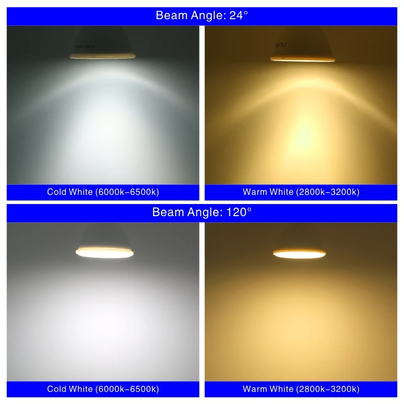 Lampada lâmpada led mr16 gu5.3 gu10 e27 e14 6w 220v-240v bombillas lâmpada led holofote lampara led spot light 24/120 graus