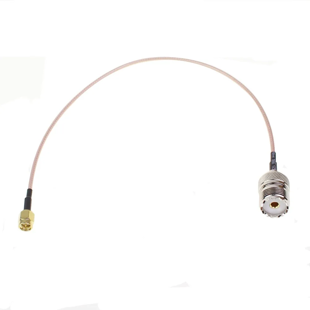 

RG316 SMA Male to PL259 SO239 PL-259 UHF female PL259 50 Ohm Low Loss Jumper Coax RF Cable