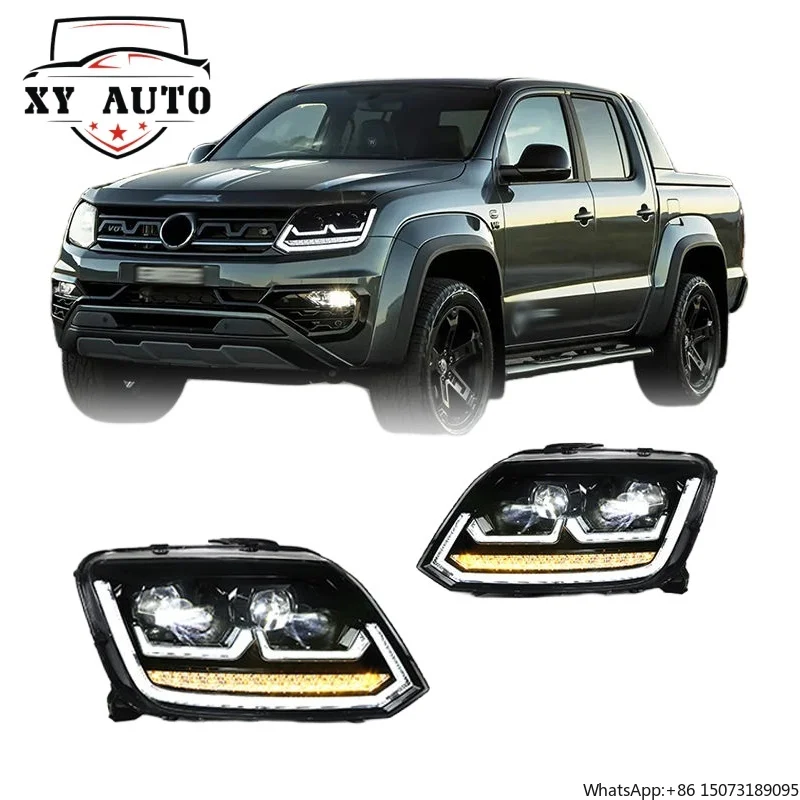 

Для автомобилей Amarok 2008-2022: Модернизированные фары с LED дневными ходовыми огнями