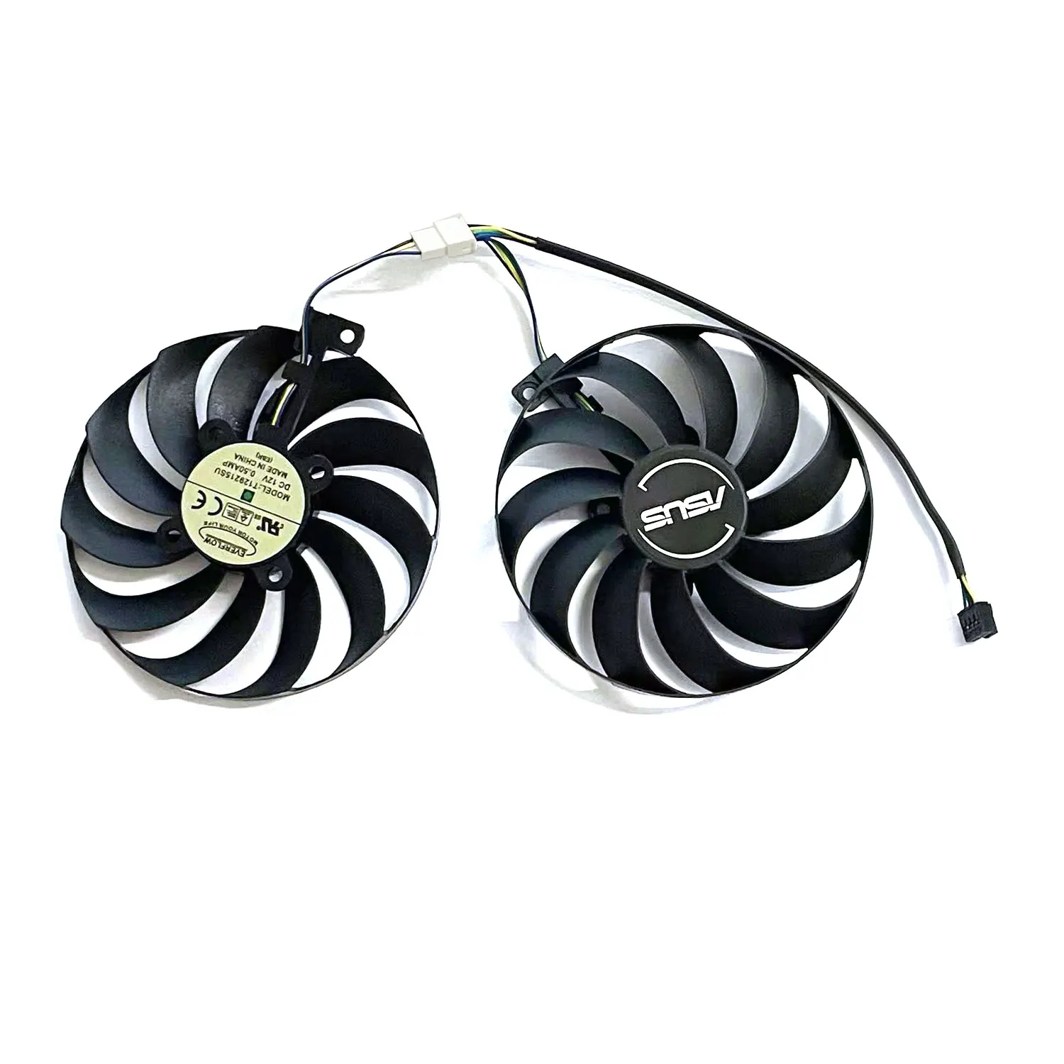 Brand new 95MM 5PIN T129215SU RX 5700XT GPU fan for ASUS Radeon RX 5600 5700 XT Dual EVO RX5700 EVO OC version 8GB graphics card