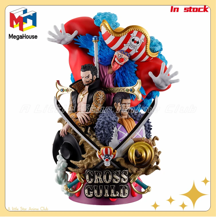 

В наличии оригинальная серия MegaHouse PuchiramaDX LOGBOX ONE PIECE 03, подарочная фигурка Cross Guild, модель