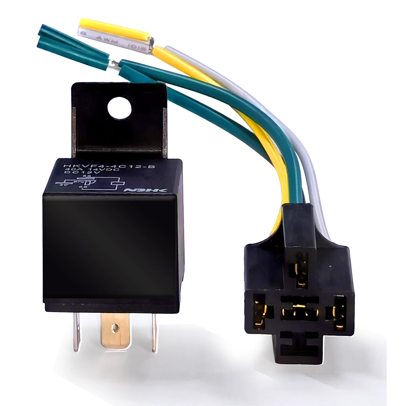 

GPS Tracker Original Accessories Relay 12V 4-Pin, 40A DC Relay And Wiring Harness for gt02 gt06 tk103