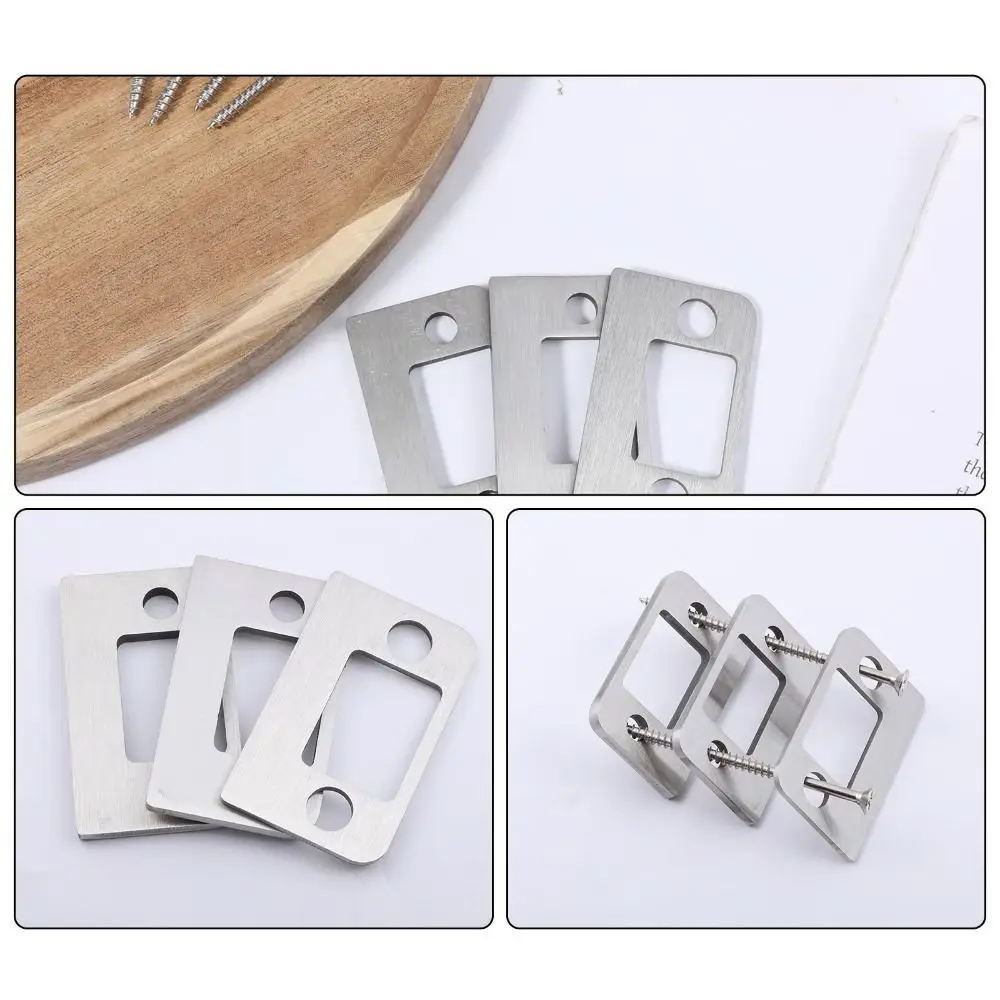 Three Different Thickness Door Strike Shim Plates Stainless Steel Material Universal Standard Stainless Steel Spacer