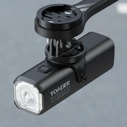 TOAGER 1000LM Fietslicht Voorlamp Type C Oplaadbare LED 21700 4500 mAh Fietslicht Waterdichte koplamp Fietsaccessoires