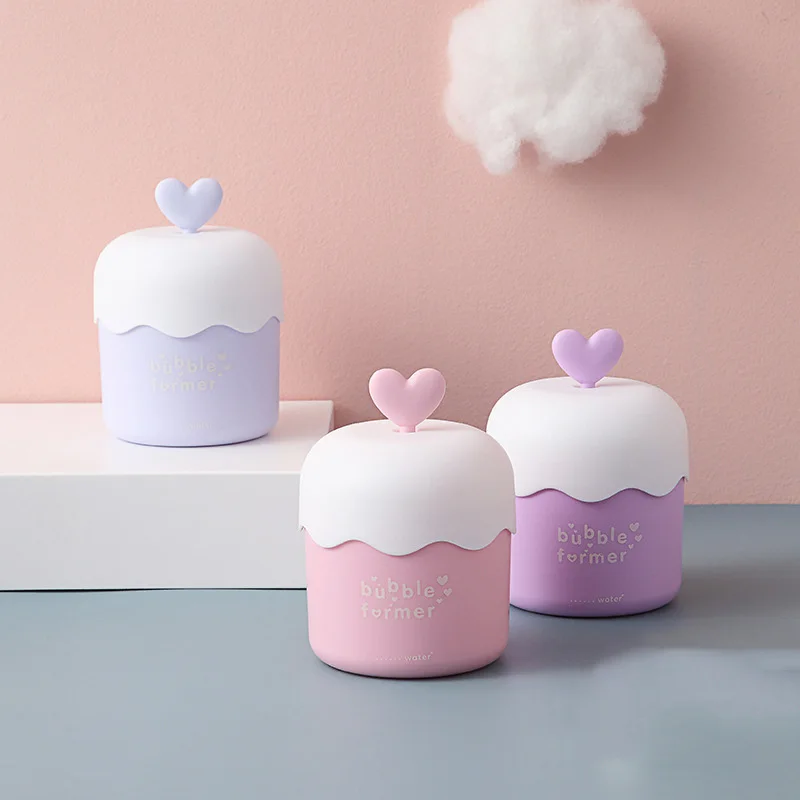 

Cute Pressable Foaming Device Face Wash Foaming Device Special Hair Shampoo and Body Wash Portable Foaming Bottle