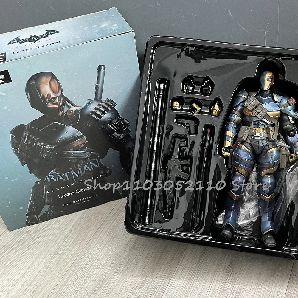 

Play Arts NO.2 Deathstroke Arkham Figure Batman Origins Legend Creation Deathstroke Action Figure Collectible Model Toy Gift