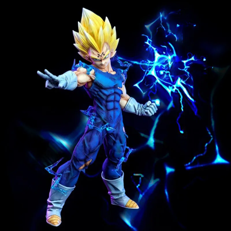 27cm Majin Vegeta modelo Dragon Ball Z figura de acción DBZ Super Saiyan Figuras juguetes colección de Anime GK estatua adornos regalo para niños