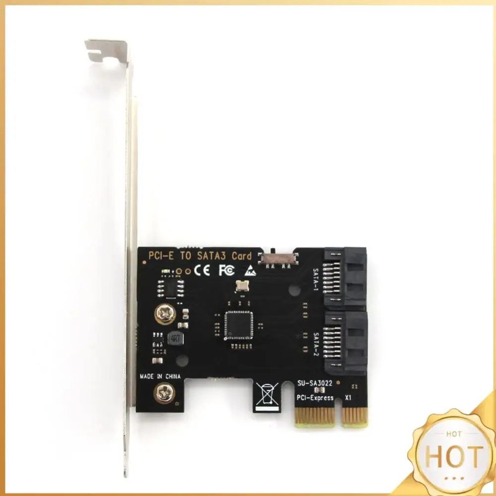 

Карта расширения PCIe SATA, 6 Гбит/с, карта PCIe SATA III, 2 порта для Windows (R) XP/Server2003/Vista/7/8