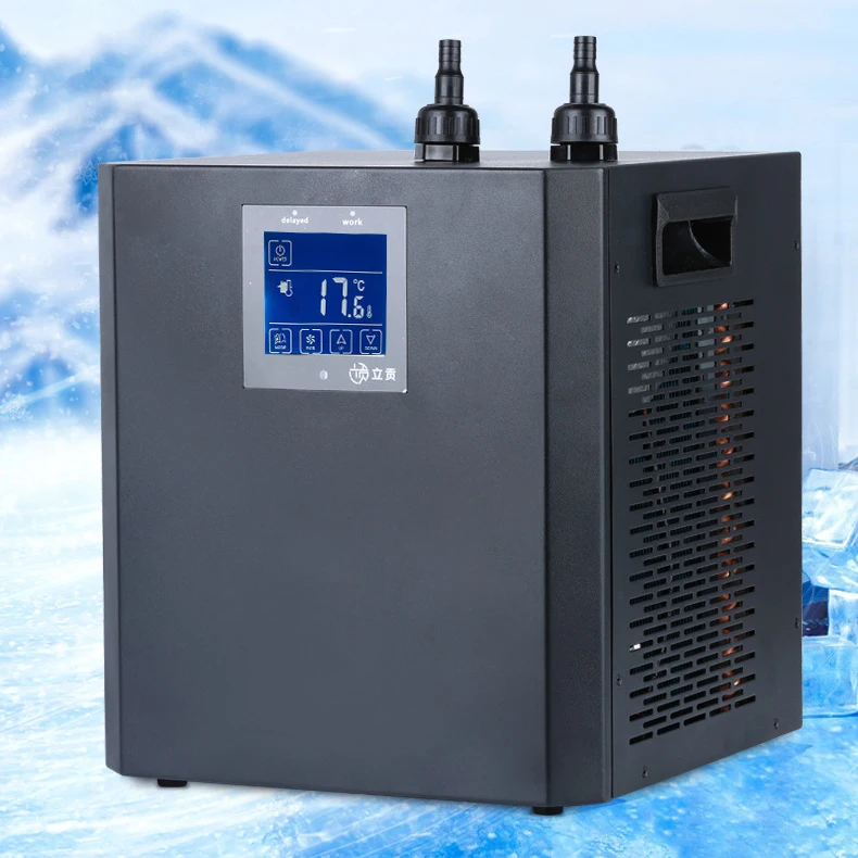 LG-CY300 Micro chiller R134a water cooled ice bath chiller hot Sale1/3Hp Water Cool Chiller Cold Plunge Bath