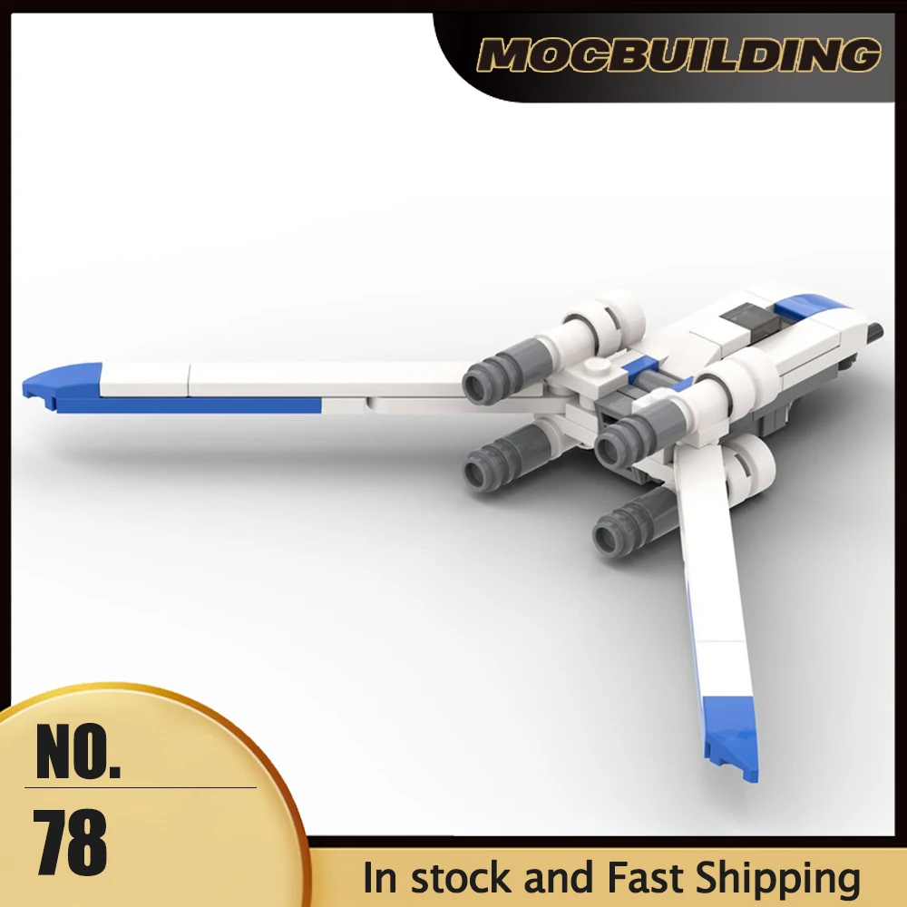 MOC Building Blocks Space Movie Series Model Micro Wing Starfighter DIY Assembly Bricks Collection Display Creative Toys Gifts