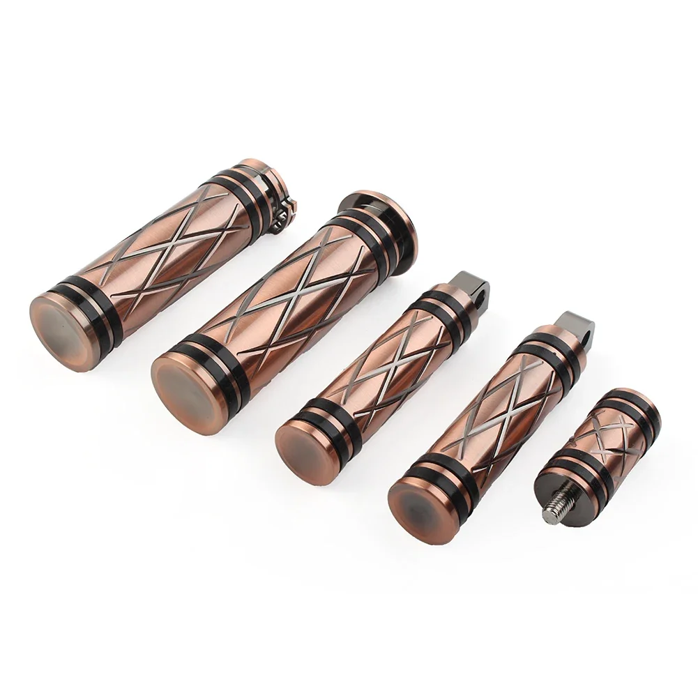 5 Pz/set Per Harley-Davidson Sportster XL 1200 883 Moto Poggiapiedi Pedana Manopole Cambio Peg