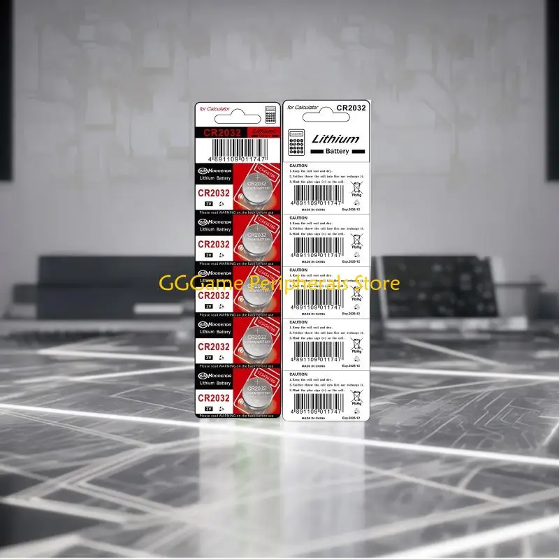 

U55B 10/5PCS CR2032 Battery Cells Travel Size Leakproof Design for Small Electronics