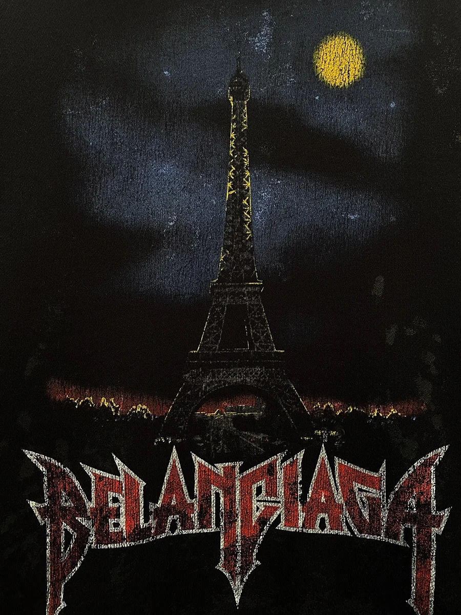 هودي فضفاض للرجال بتصميم عصري لخريف وشتاء، سترة رياضية بتصميم برج إيفل، ملابس شبابية كاجوال شعبية