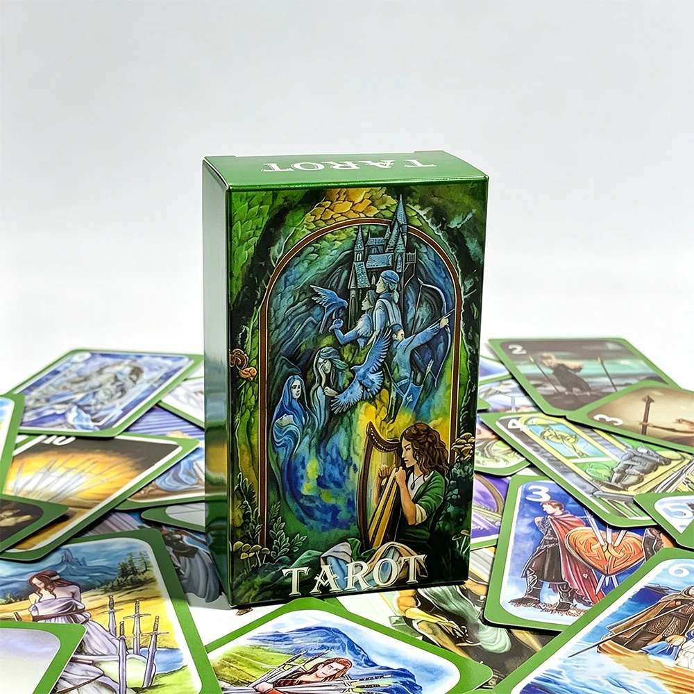 New Fantastic Myths And Legends Tarot Cards English Visions Divination Edition Deck Borad Games, Family Gathering Leisure Game
