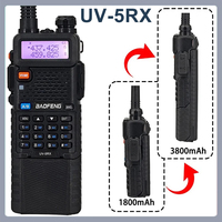 Baofeng M-5R UV-5RX Walkie Talkie 5W Multi-Band 3800mah Type-C Charge Wireless Copy Frequency AM FM Radio UV-5R Upgrade Version