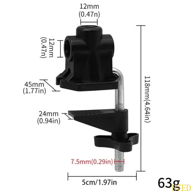 H7ed Universal Table Mount klemfittingen Desk Clip Microfoonstandaard Basismetaal