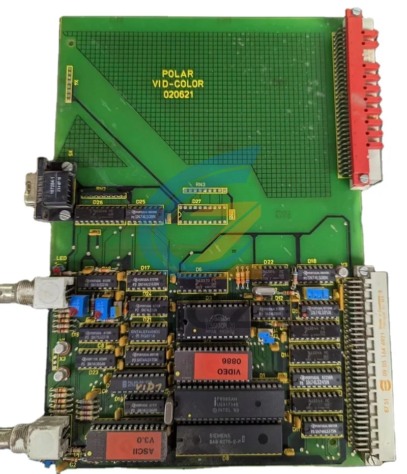 020620 VID-Color Card 020621 الأصلي المستخدمة VID-Color/2 020622 بطاقة التحكم دعوى ل Polar 92/115/137/155 ل Polar E/EMC/XT