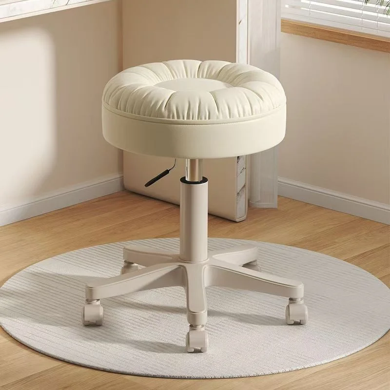 #￥Modern and Simple Adjustable Chair Makeup Chair 360° Rotating Stool