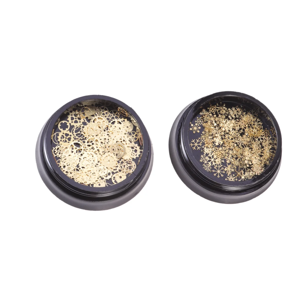 2 Cases Nail Patch Gold Foil Nail Decals Stickers Creative Manicure Art Designs for Ladies Women Holiday Party Nails