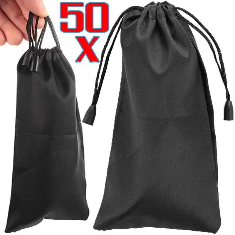 1-50pcs Portable Soft Cloth Waterproof Sunglasses Bag Microfiber Dust Storage Pouch Glasses Carry Bag Eyewear Case Container