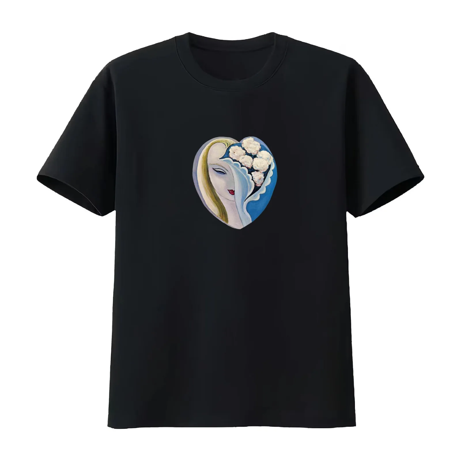 Layla - Derek and the Dominos T-Shirt Summer Casual Cotton Tee Oversized Streetwear Tops Vintage Graphic Print 100% Cotton