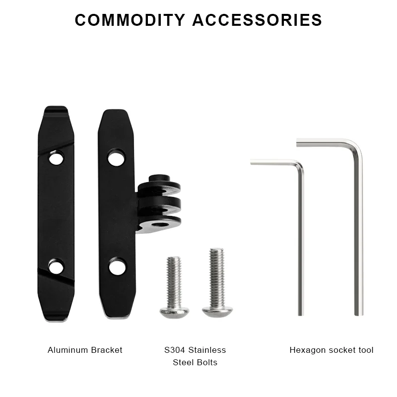 Trépied de dégager de vélo en alliage d'aluminium, support de caméra pour Gopro, accessoires de cyclisme